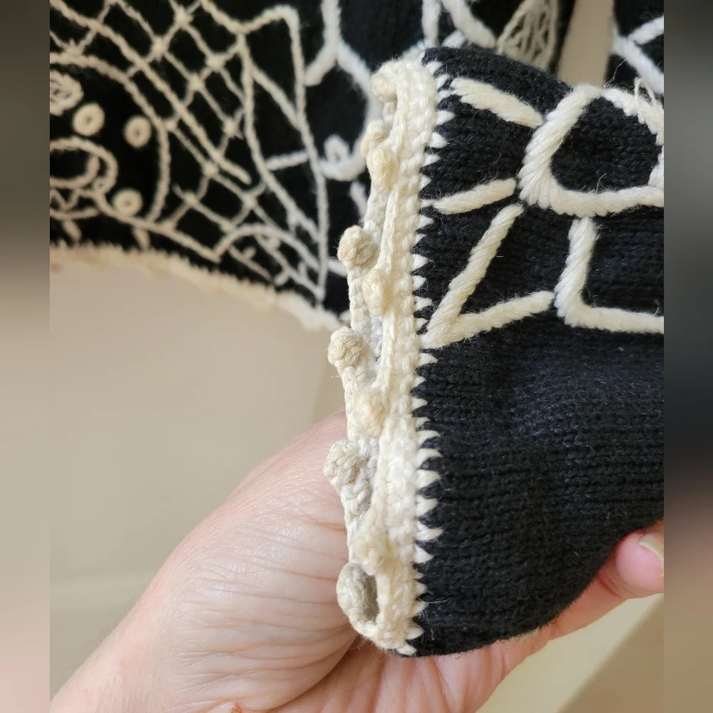 Michael Simon Car Crochet Edge Cotton Cardigan - Picture 6 of 10